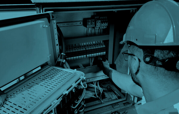 Industrial motor control center installation Grey County